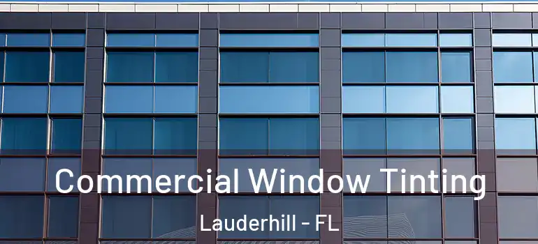  Commercial Window Tinting Lauderhill - FL