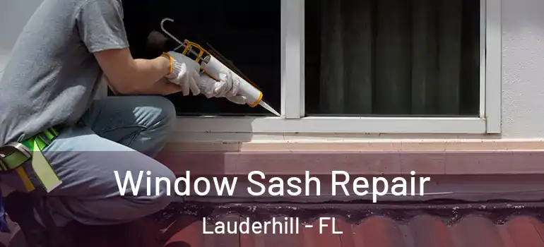  Window Sash Repair Lauderhill - FL